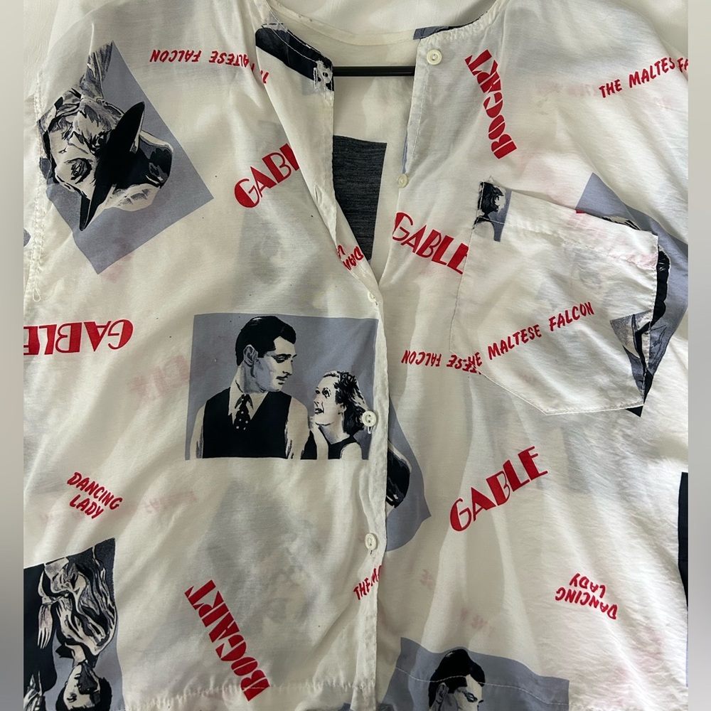 Vintage Gable and Bogart Short Sleeve Button Up